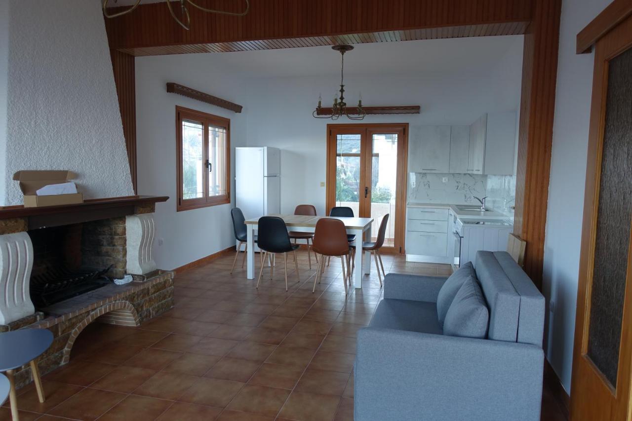 Villa In Kalloni Direkt Am Meer, Tolle Aussicht Екстериор снимка