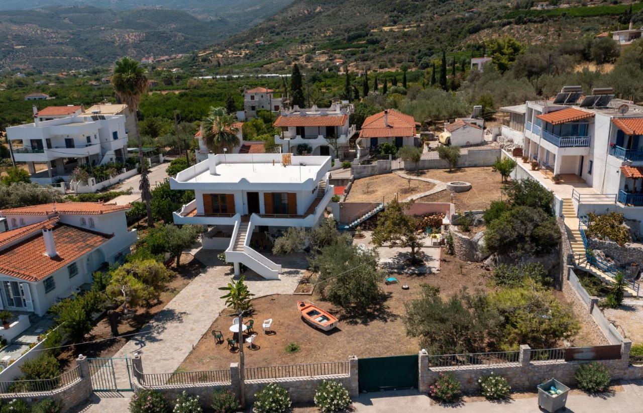 Villa In Kalloni Direkt Am Meer, Tolle Aussicht Екстериор снимка