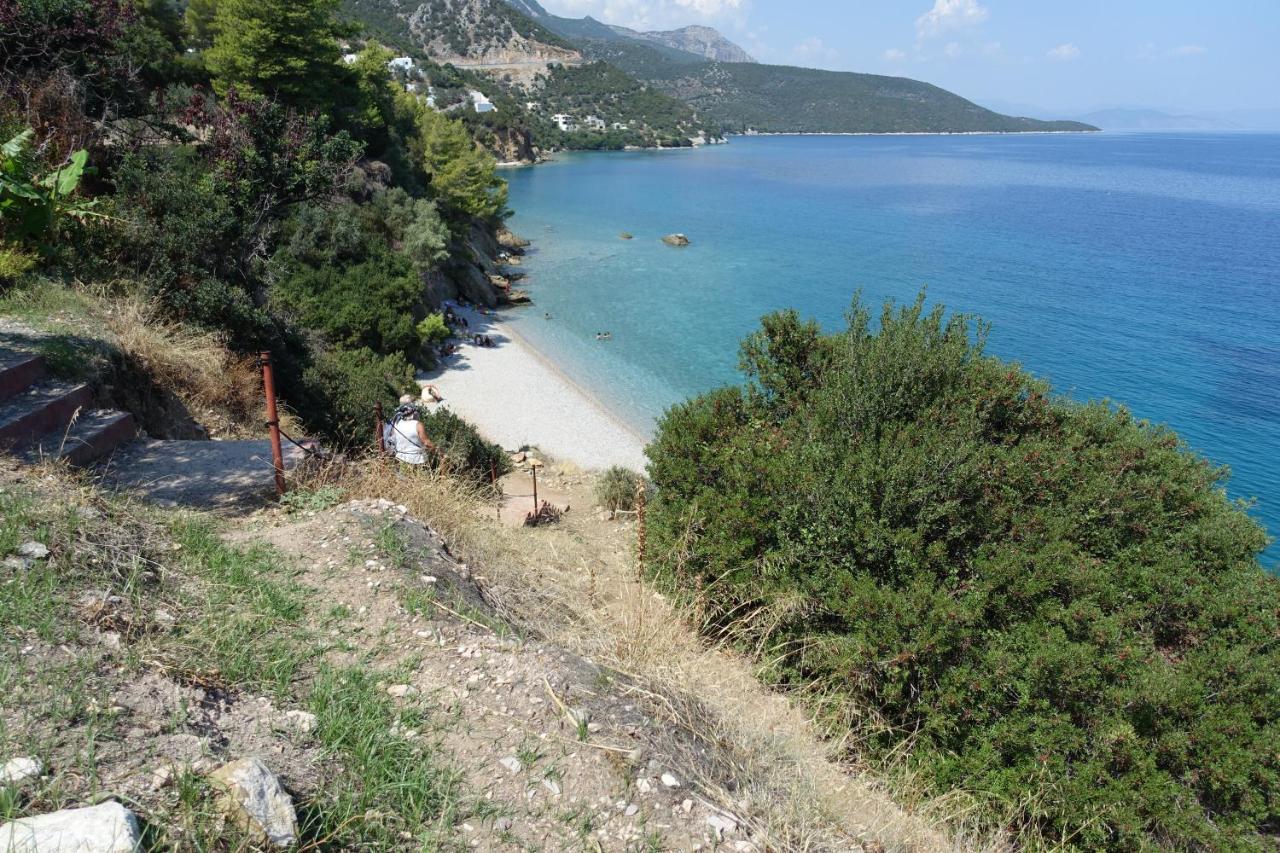 Villa In Kalloni Direkt Am Meer, Tolle Aussicht Екстериор снимка
