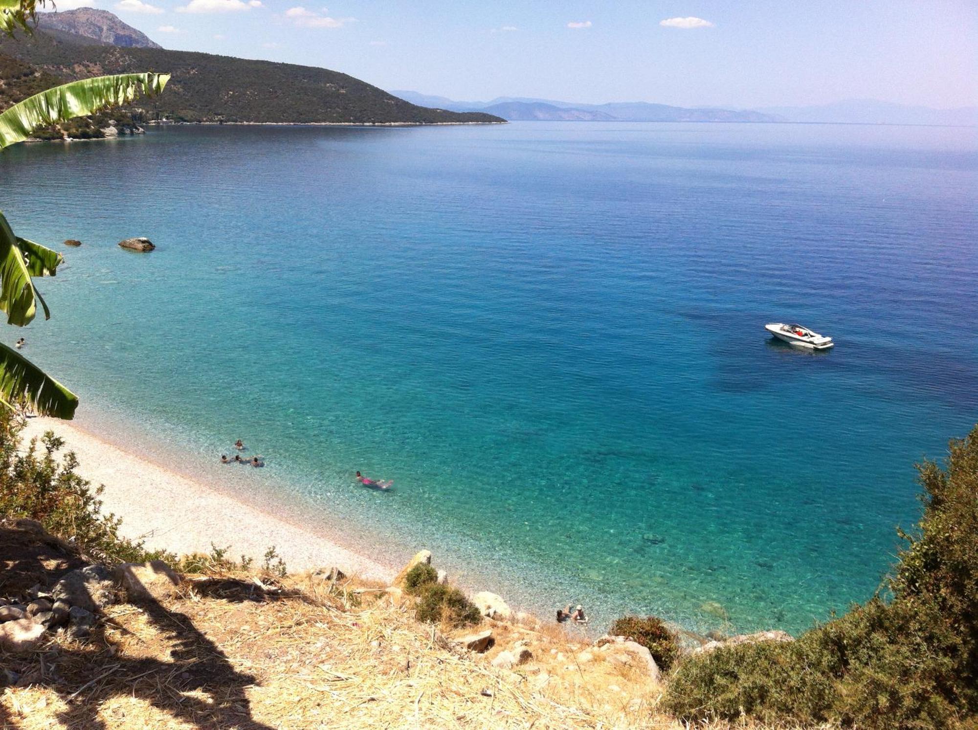 Villa In Kalloni Direkt Am Meer, Tolle Aussicht Екстериор снимка